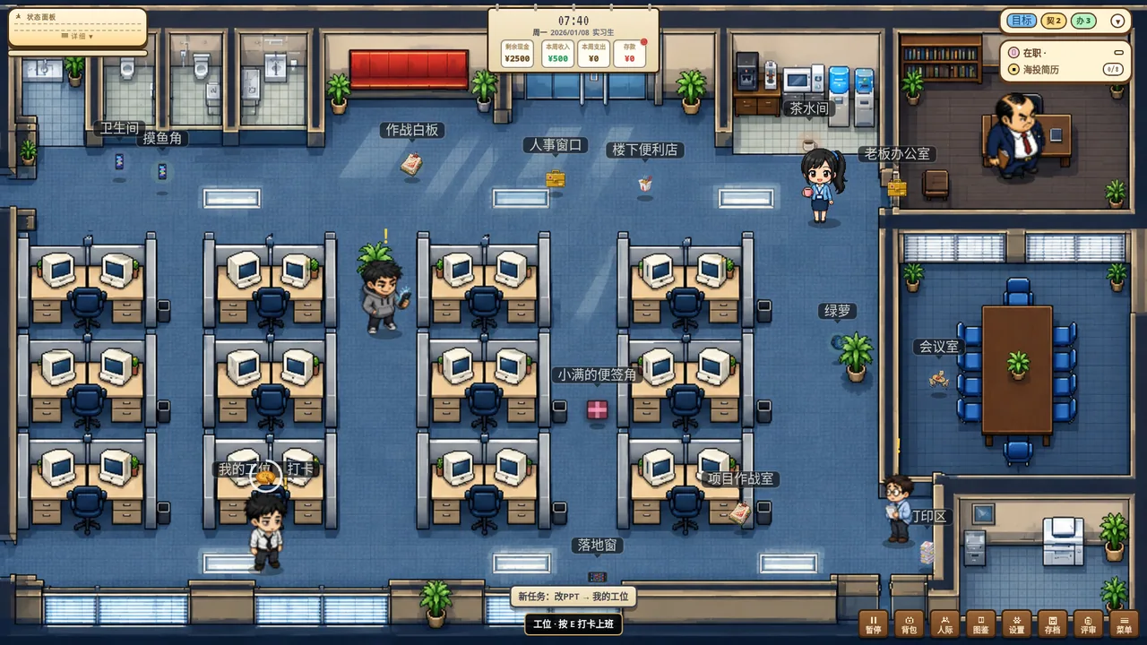 打工人生存模拟器 Worker Survival Simul… 截图 2